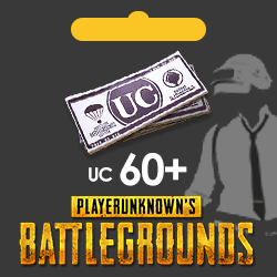 60 یوسی گیفت کارت پابجی