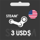 3 دلار ،گیفت کارت استیم STEAM آمریکا
